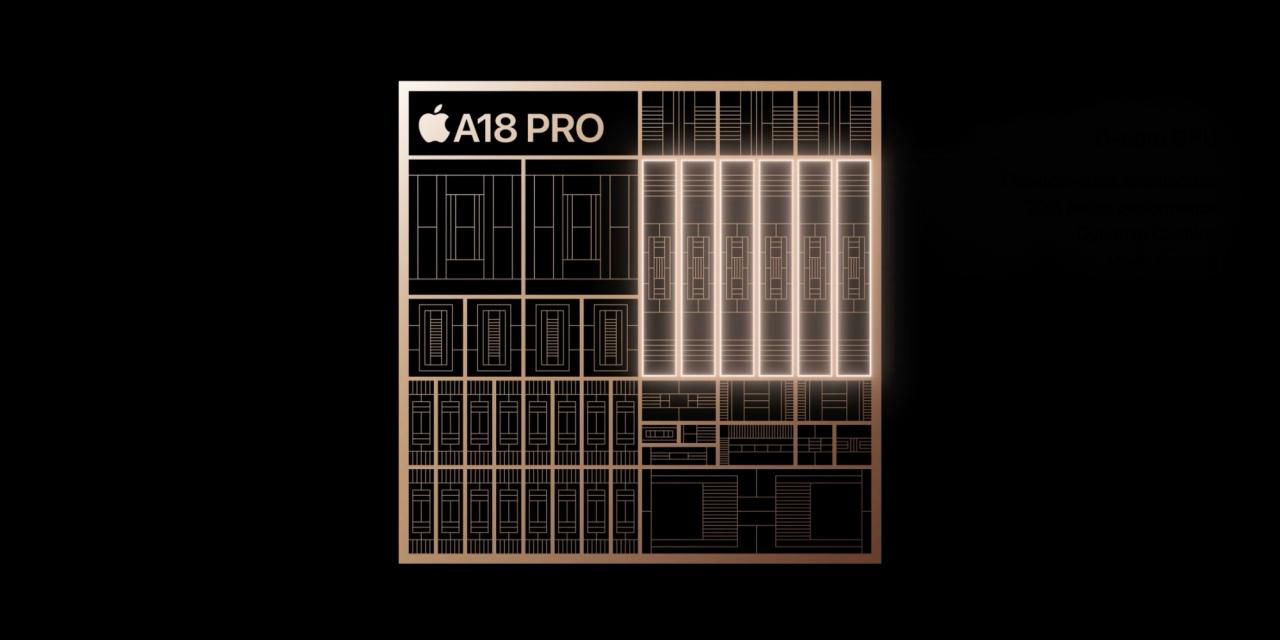 A18 Pro chip in iPhone 16 Pro