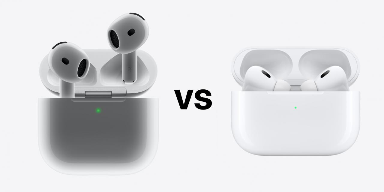 AirPods 4 vs AirPods Pro 2