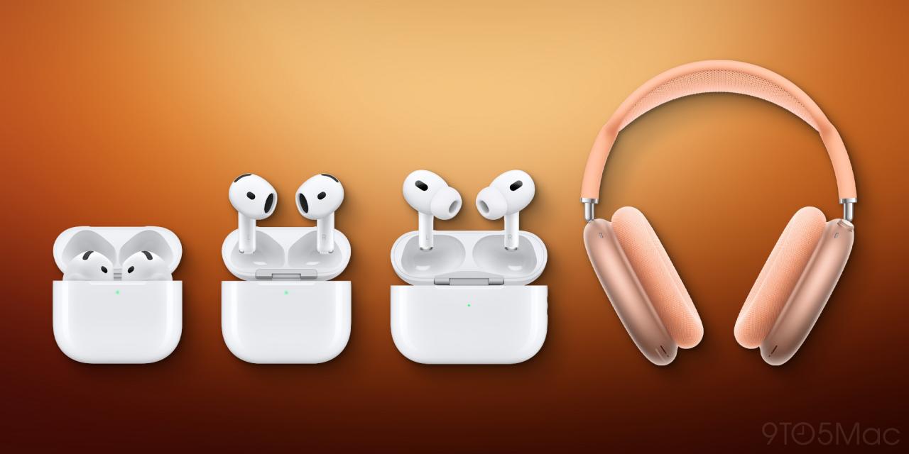 This is the new AirPods lineup following the announcement of AirPods 4